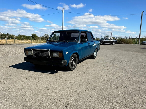 2004 Lada (ВАЗ) 2107, синий, 85000 рублей - вид 5