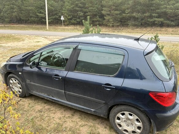 2006 Peugeot 307 I Рестайлинг, синий, 400000 рублей - вид 5