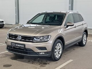 2017 Volkswagen Tiguan II, бежевый, 2295000 рублей, вид 1