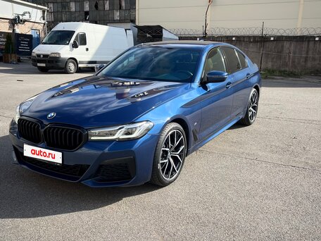 2021 BMW 5 серии 520d xDrive VII (G30/G31/G38) Рестайлинг, синий, 5800000 рублей, вид 1