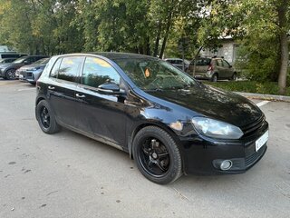 2011 Volkswagen Golf VI, чёрный, 630000 рублей, вид 2
