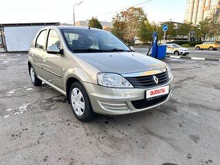 2013 Renault Logan I Рестайлинг, бежевый, 650000 рублей, вид 3