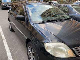 2003 Toyota Corolla Fielder IX (E120, E130), чёрный, 550000 рублей, вид 1