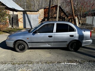 2007 Hyundai Accent ТагАЗ II, серебристый, 300000 рублей, вид 4