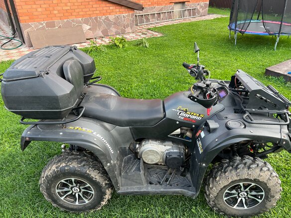 2021 Stels ATV-600YL Леопард, чёрный, 550000 рублей - вид 5