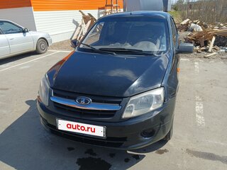 2013 Lada (ВАЗ) Granta I, чёрный, 350000 рублей, вид 2