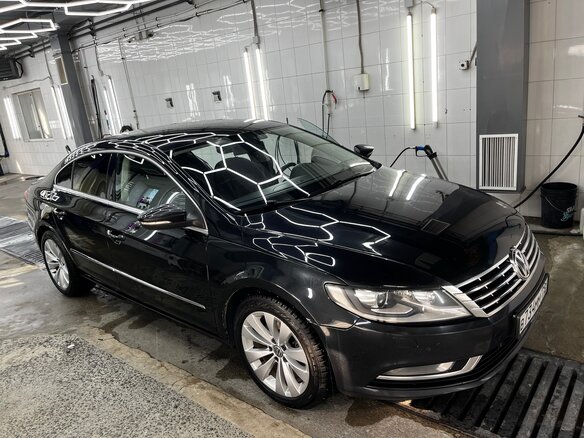 2012 Volkswagen Passat CC I Рестайлинг, чёрный, 1500000 рублей