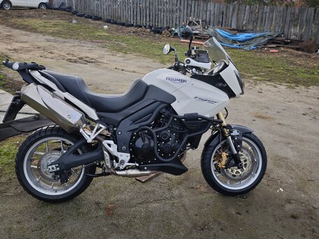 2008 Triumph Tiger 1050, белый, 550000 рублей, вид 2
