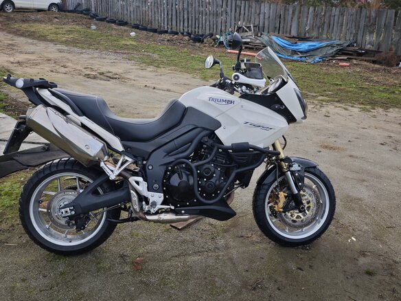 2008 Triumph Tiger 1050, белый, 550000 рублей - вид 1
