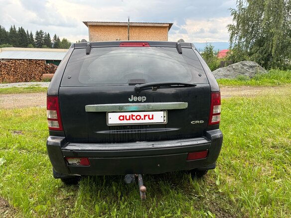2007 Jeep Grand Cherokee III (WK), чёрный, 1050000 рублей - вид 2