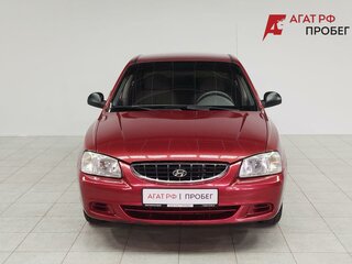 2005 Hyundai Accent ТагАЗ II, красный, 365000 рублей, вид 2