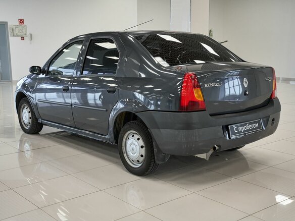 2008 Renault Logan I, серый, 212000 рублей - вид 3