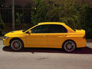 2001 Mitsubishi Lancer Evolution VII, жёлтый, 1550000 рублей, вид 5