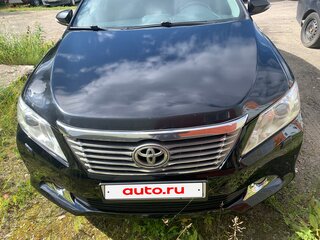 2014 Toyota Camry VII (XV50), чёрный, 1300000 рублей, вид 2