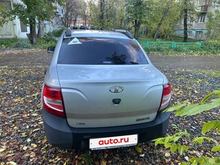 2012 Lada (ВАЗ) Granta I, серебристый, 570000 рублей, вид 4