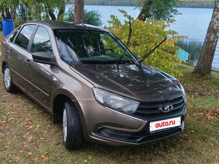 2019 Lada (ВАЗ) Granta I Рестайлинг, коричневый, 400000 рублей, вид 2