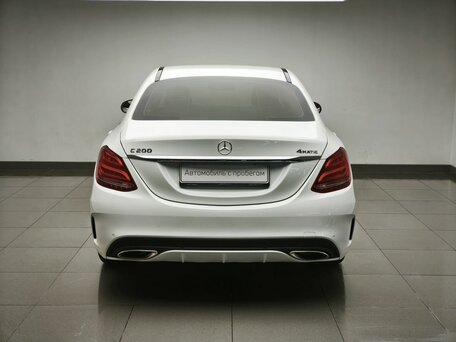 2017 Mercedes-Benz C-Класс 200 IV (W205), белый, 2399000 рублей, вид 4