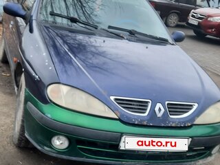 2002 Renault Megane I Рестайлинг, синий, 200000 рублей, вид 2
