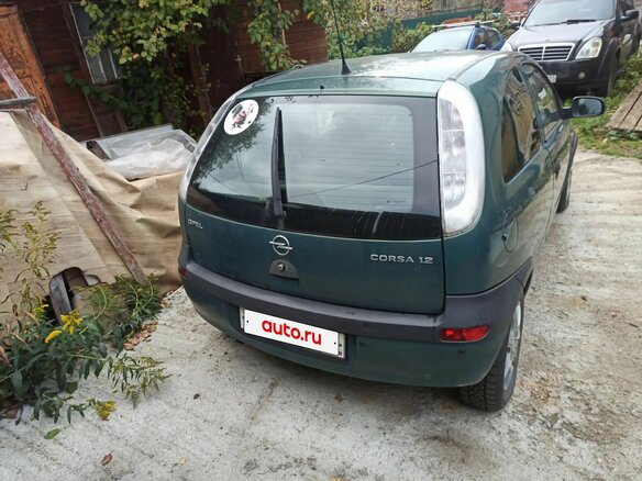 2003 Opel Corsa C, зелёный, 150000 рублей - вид 2