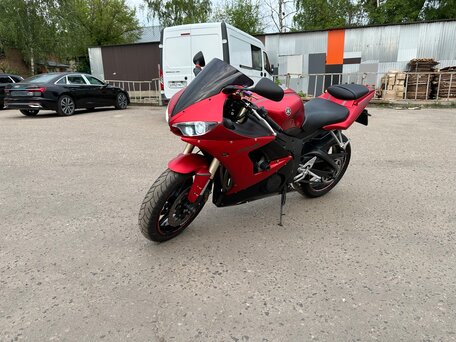 2005 Yamaha YZF-R6, красный, 460000 рублей, вид 4