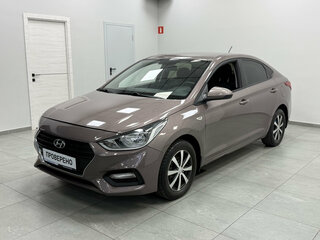 2018 Hyundai Solaris II, коричневый, 1100000 рублей, вид 1
