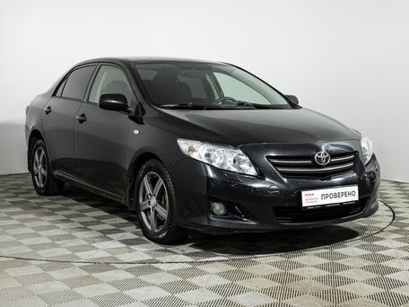2008 Toyota Corolla X (E140, E150), чёрный, 619585 рублей, вид 3