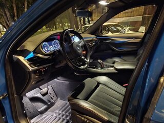 2019 BMW X6 30d II (F16), голубой, 5100000 рублей, вид 3
