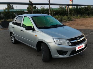 2014 Lada (ВАЗ) Granta I, серебристый, 365000 рублей, вид 3