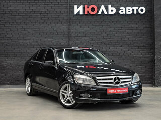2009 Mercedes-Benz C-Класс 180 5G-TRONIC III (W204), чёрный, 1100000 рублей, вид 3