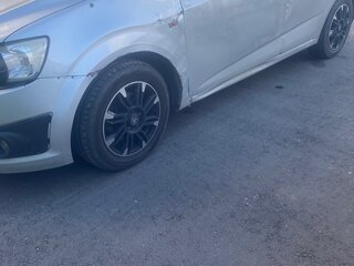 2012 Chevrolet Aveo II, серый, 340000 рублей, вид 4