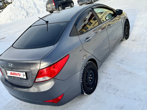 2015 Hyundai Solaris I Рестайлинг, серый, 970000 рублей - вид 7
