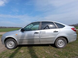2014 Lada (ВАЗ) Granta I, серебристый, 390000 рублей, вид 1