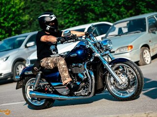 2011 Triumph Thunderbird 1600, синий, 900000 рублей, вид 1