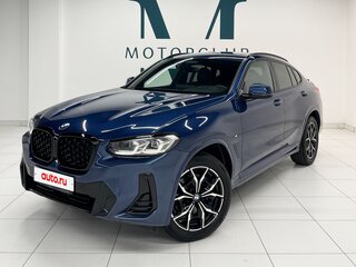 2022 BMW X4 20i II (G02) Рестайлинг, синий, 6490000 рублей, вид 1