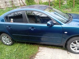 2007 Mazda 3 I (BK) Рестайлинг, синий, 500000 рублей, вид 4