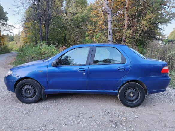 2007 Fiat Albea I Рестайлинг, синий - вид 9