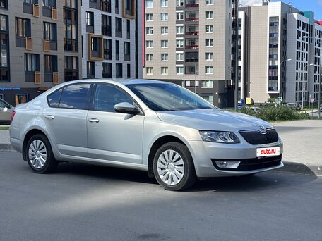 2013 Skoda Octavia III (A7), серебристый, 1135000 рублей, вид 2