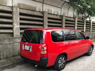 2003 Toyota Succeed I, красный, 575000 рублей, вид 5