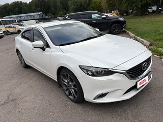 2016 Mazda 6 III (GJ) Рестайлинг, белый, 1900000 рублей, вид 2