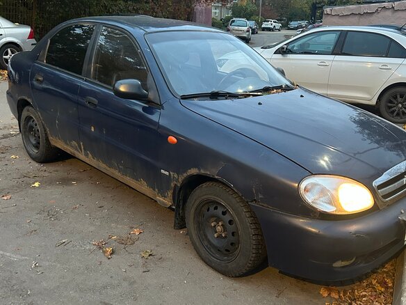 2008 Chevrolet Lanos I, синий, 80000 рублей - вид 1