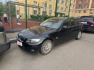 2008 BMW 3 серии 318i V (E90/E91/E92/E93), чёрный, 1300000 рублей, вид 1