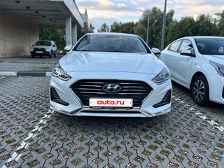 2019 Hyundai Sonata VII (LF) Рестайлинг, белый, 2050000 рублей, вид 2