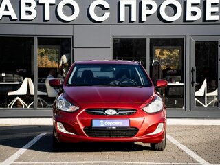 2014 Hyundai Solaris I, красный, 980000 рублей, вид 2