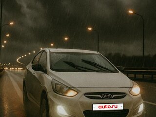 2012 Hyundai Solaris I, белый, 550000 рублей, вид 1