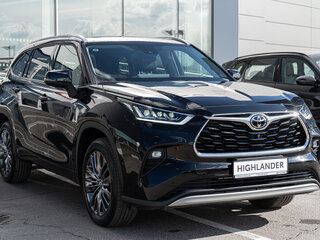 2025 Toyota Highlander IV (XU70), чёрный, 5440000 рублей, вид 3