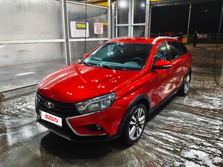 2019 Lada (ВАЗ) Vesta SW Cross I, красный, 900000 рублей, вид 1