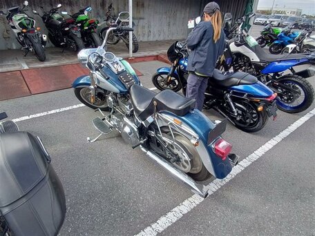 2000 Harley-Davidson Fat Boy, синий, 649000 рублей, вид 4
