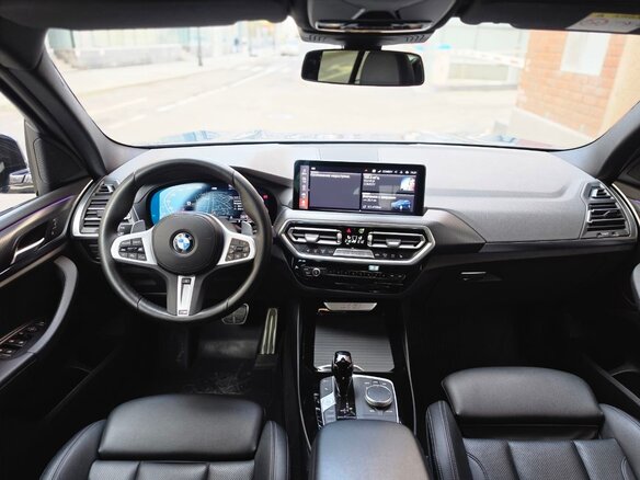 2022 BMW X3 20d xDrive III (G01) Рестайлинг, синий - вид 9