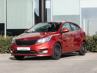 2016 Kia Rio III Рестайлинг, красный, 1110000 рублей, вид 1