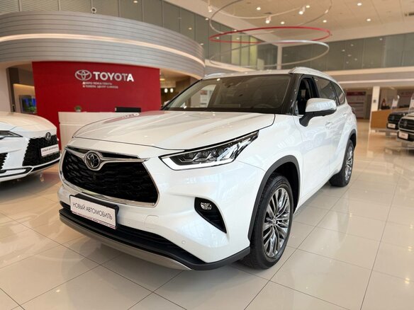 2025 Toyota Highlander IV (XU70), белый, 5250000 рублей